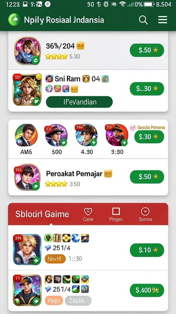 nikmat777 - Tampilan antarmuka yang ramah pengguna.