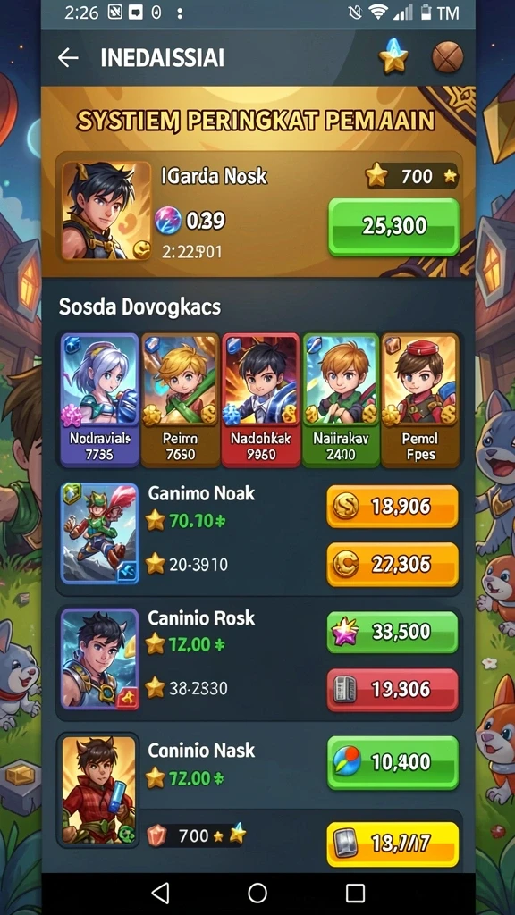 rejeki - Mode permainan yang variatif dan seru.