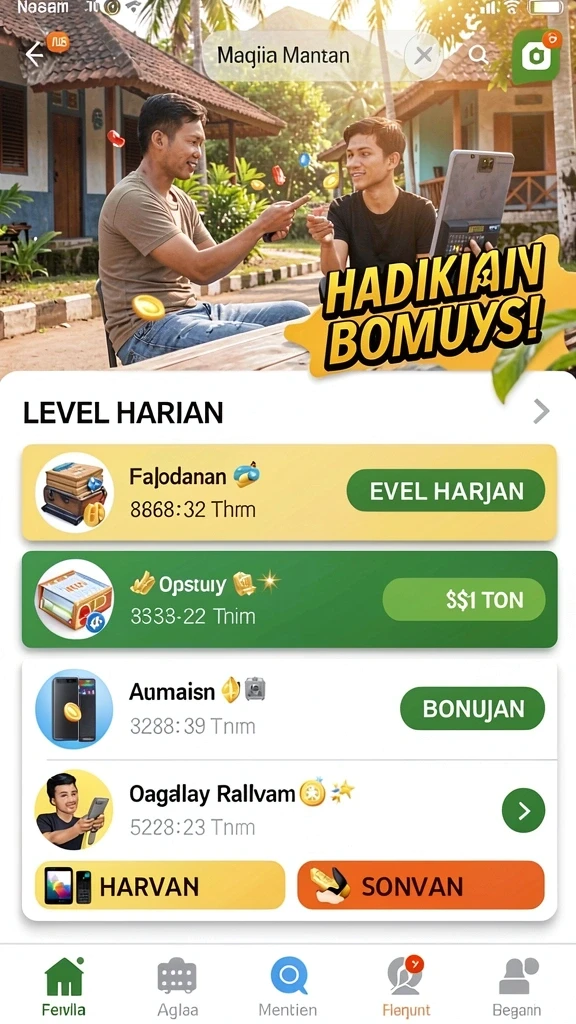 supraslot - Tampilan antarmuka yang menarik dan mudah digunakan.